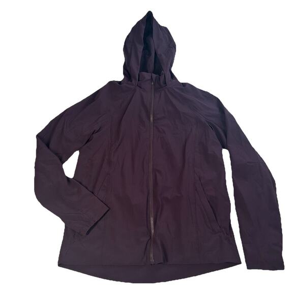 Lululemon Step To It Jacket Womens 4 Black Cherry Purple Full Zip Athletic - Picture 1 of 11